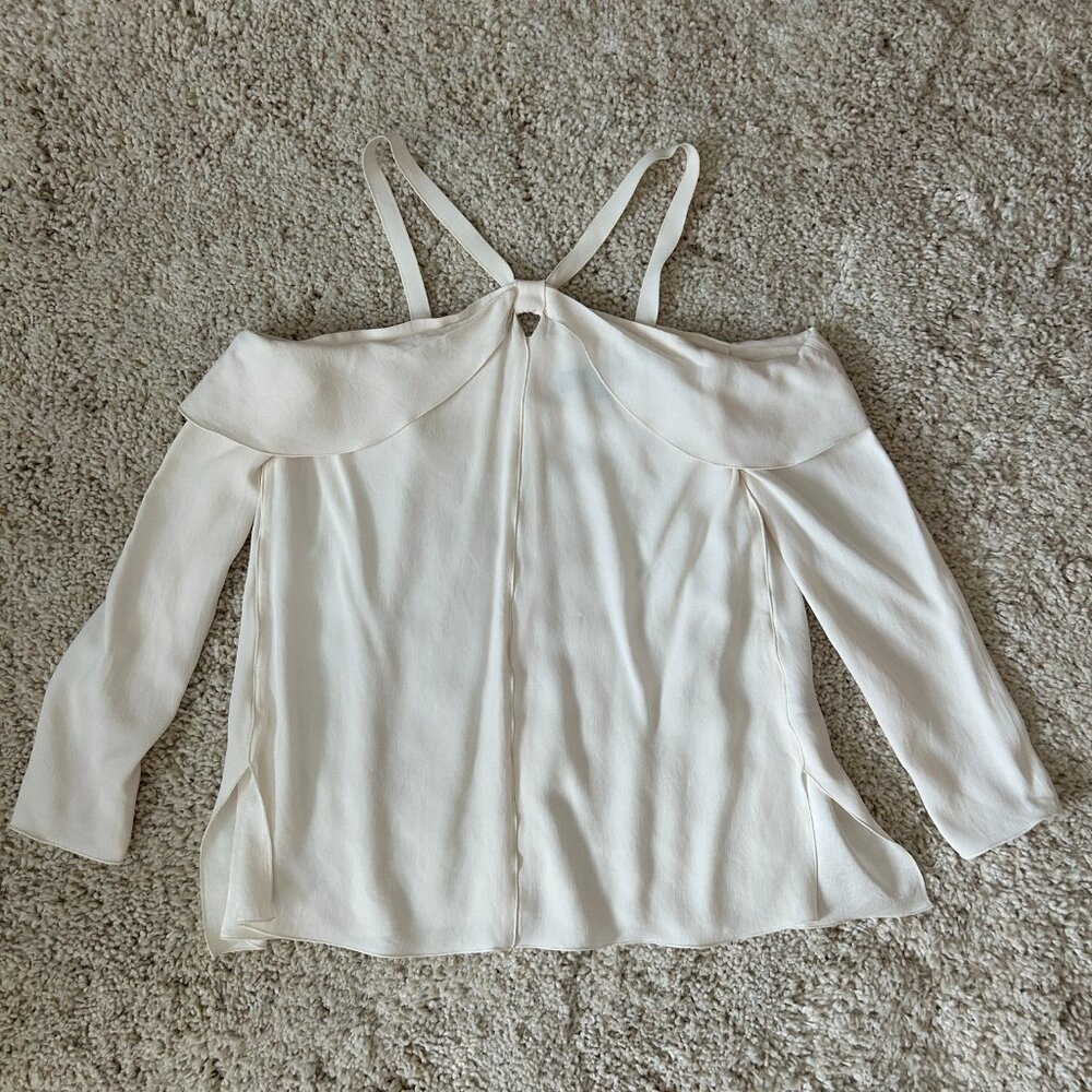 Proenza Schouler Ivory Off-The-Shoulder Top